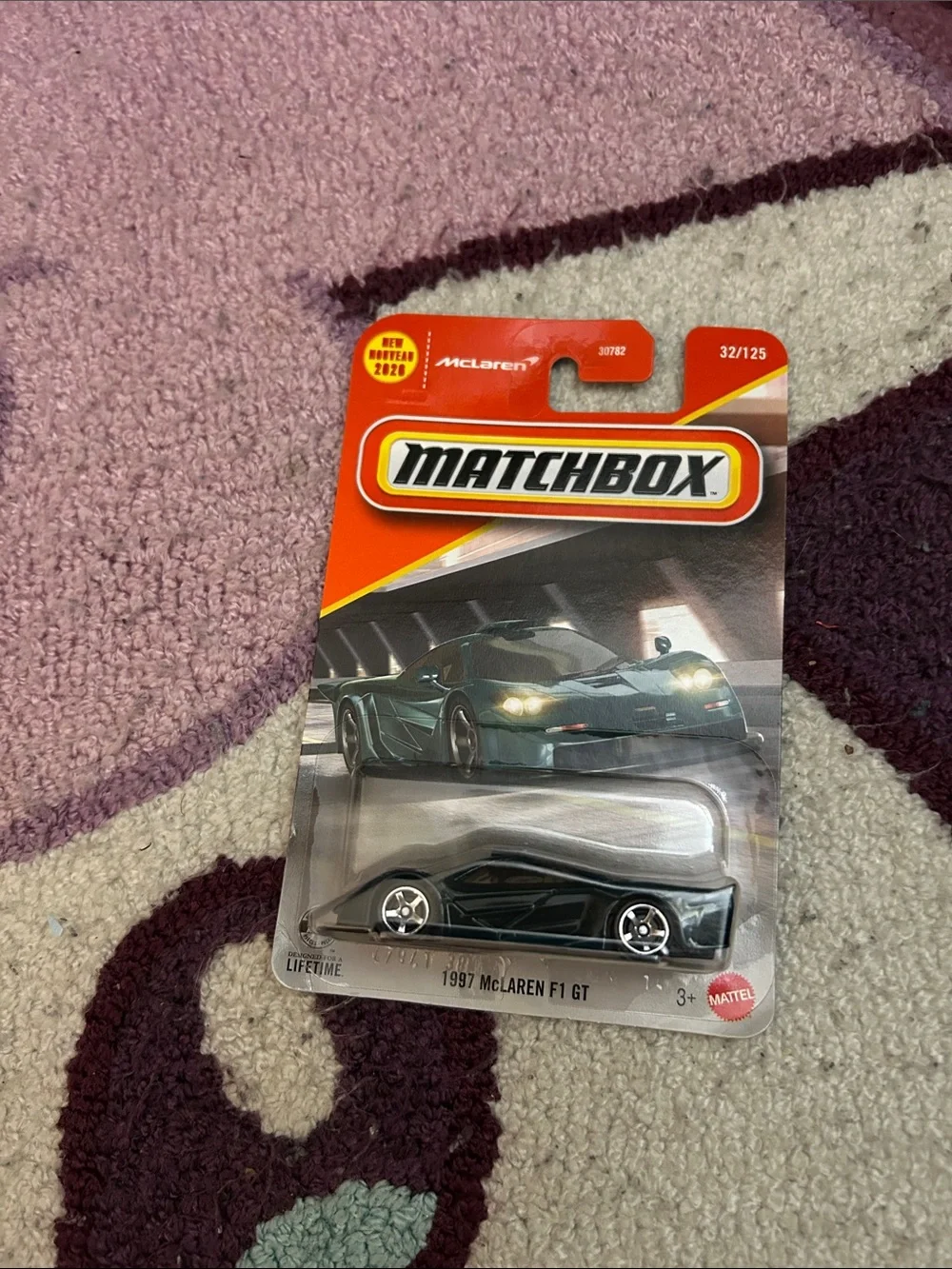 Mattel Matchbox Black McLaren F1 GT Die-Cast Toy Car